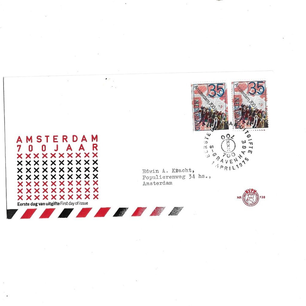 Lot of 10 Dutch First Day Covers (#102)